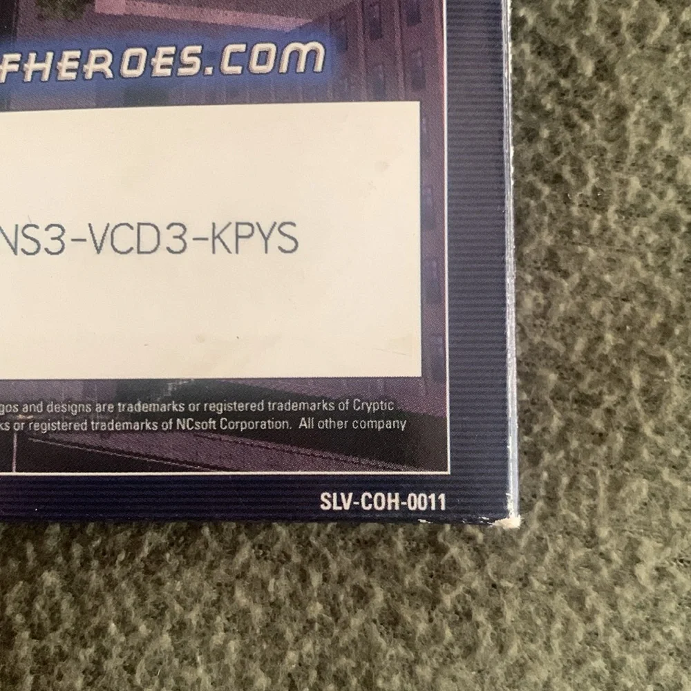 NCSOFT City of Hero’s PC CD ROM online game. 2 discs.